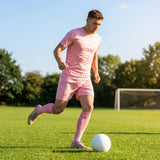 Men's football shorts in various colours, breathable polyester sportswear