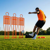 Football training mannequins made from shatterproof PVC, 6ft tall