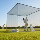 Cricket nets made from HDPE, available in various sizes for indoor and outdoor use