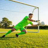 Men's Goalkeeper Kit in vibrant colours, including top, shorts, and socks.