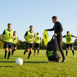 Sports team numbered bibs in vibrant colours for all ages