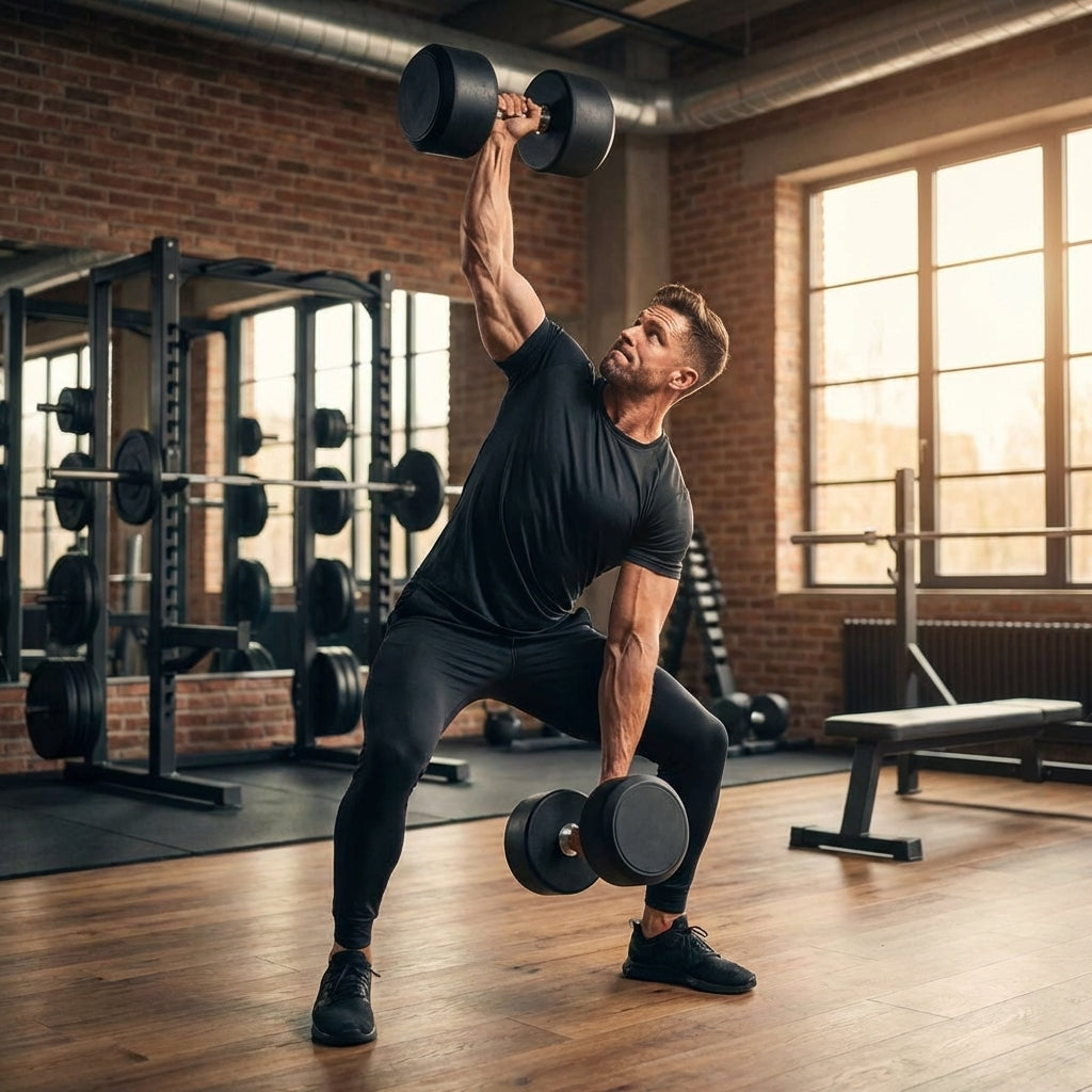 Urethane dumbbells with steel core, ideal for gyms