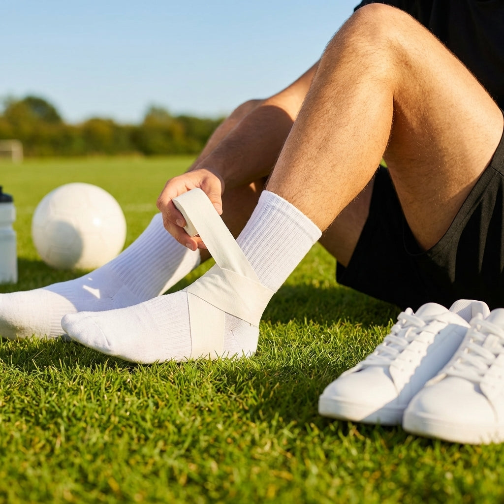 Zinc Oxide Sports Tape – Multiple Sizes/Colours – Cotton with Strong Adhesive – Athletic Support