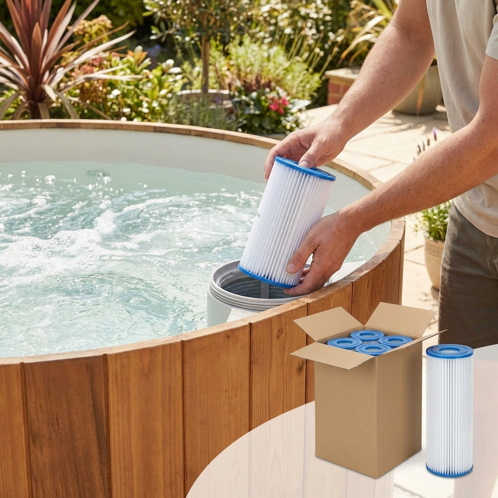 Hot Tub Replacement Filters for Inflatable Spa Systems