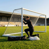Replacement football goal nets for Alu110 goals, various sizes in white