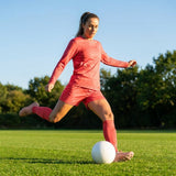 Women's Football Kit with Long Sleeve Shirt and Shorts
