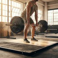 Steel Olympic lifting barbell for gym and home use