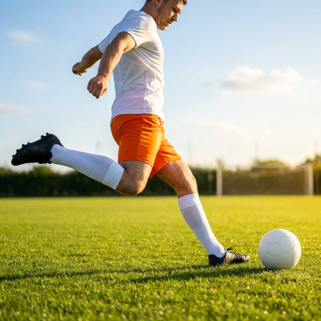 Men's football shorts in various colours, breathable polyester sportswear