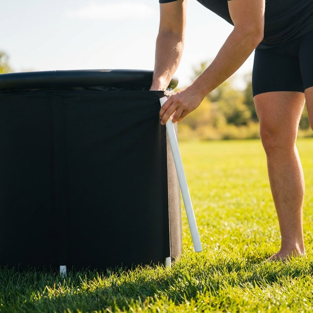 Replacement parts for portable ice bath