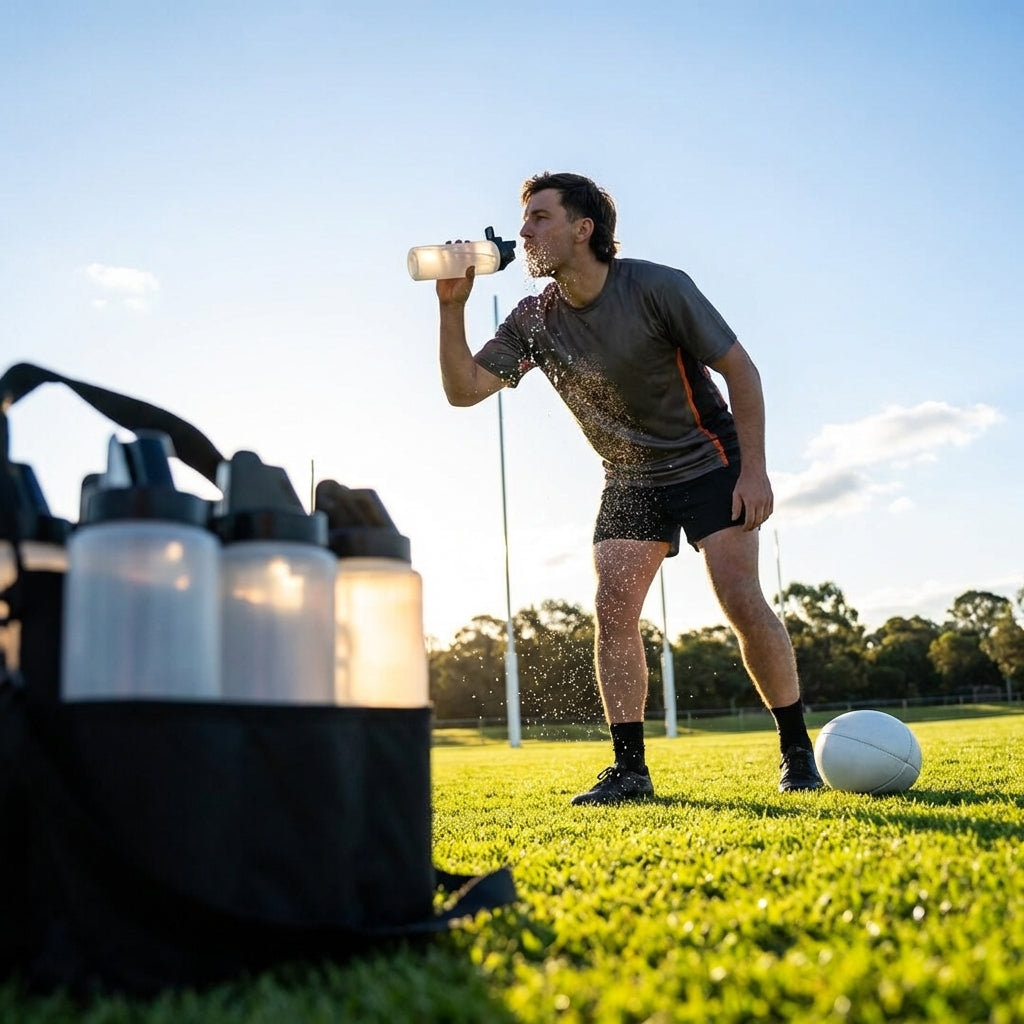 Hygiene water bottle 1 litre BPA free plastic for sports