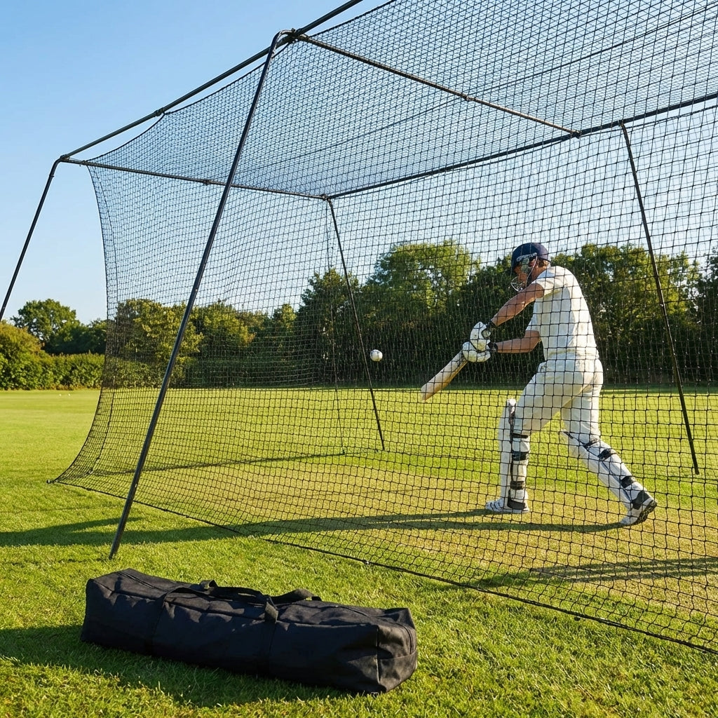Cricket Cage Replacement Net UV Stabilised available in 35ft, 55ft, 70ft
