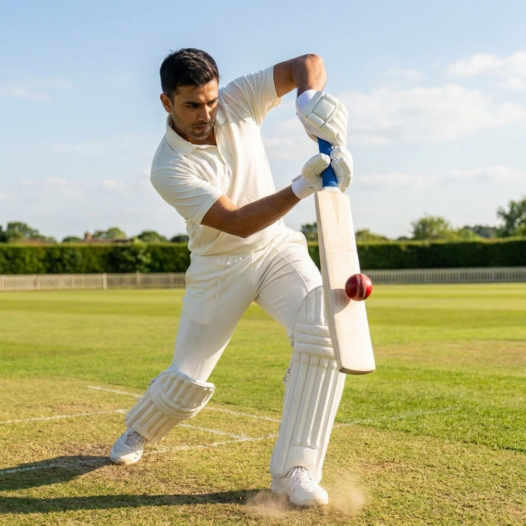 English Willow Cricket Bat with premium handcrafted wood