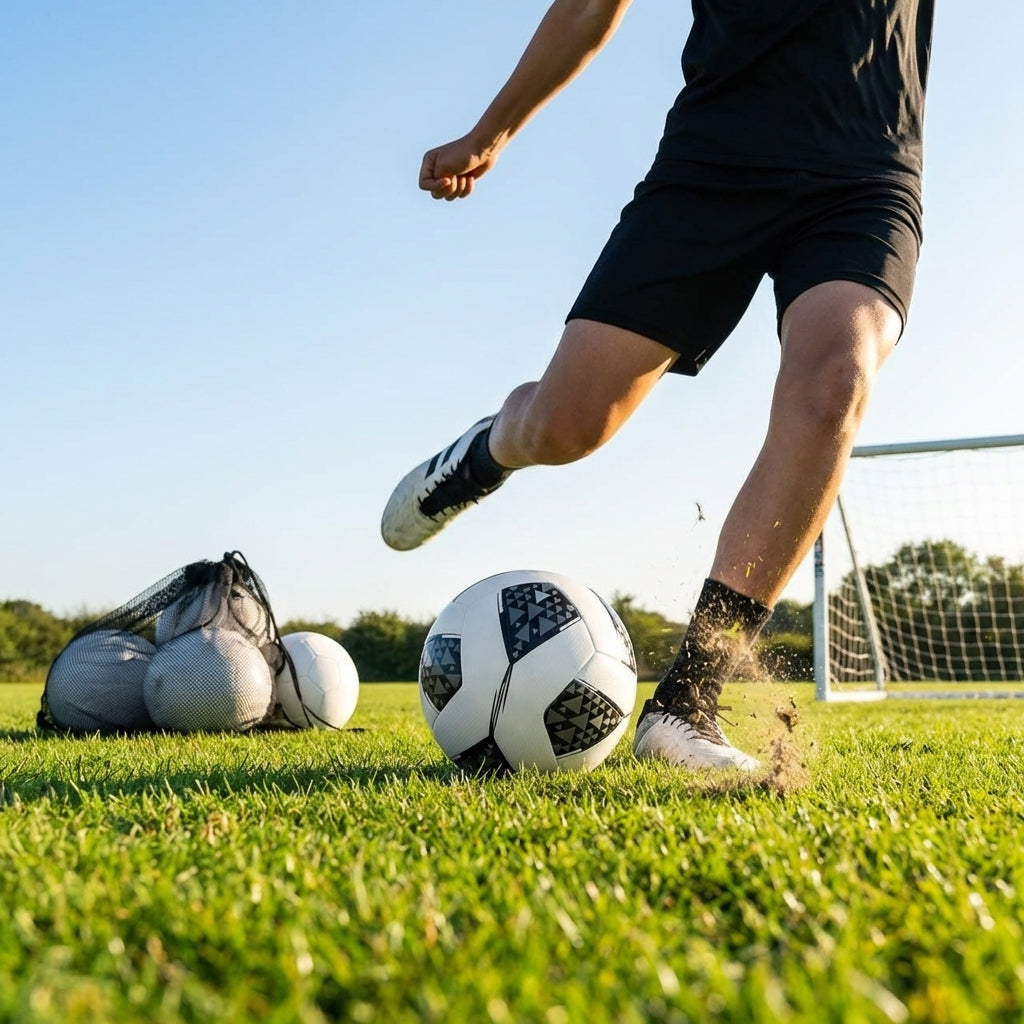 Multi-colour football designed for training and matches