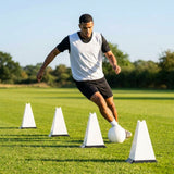 Training cones for sports practice, durable 12-inch cones