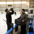 Ice hockey water bottle, 750ml BPA-free plastic