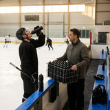 Ice hockey water bottle, 750ml BPA-free plastic
