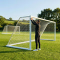 Replacement football goal nets for Alu110 goals, various sizes in white