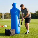 Inflatable goalkeeper mannequin for football training