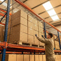 Rack Netting made from 2mm HDPP Twine for Warehouse Safety