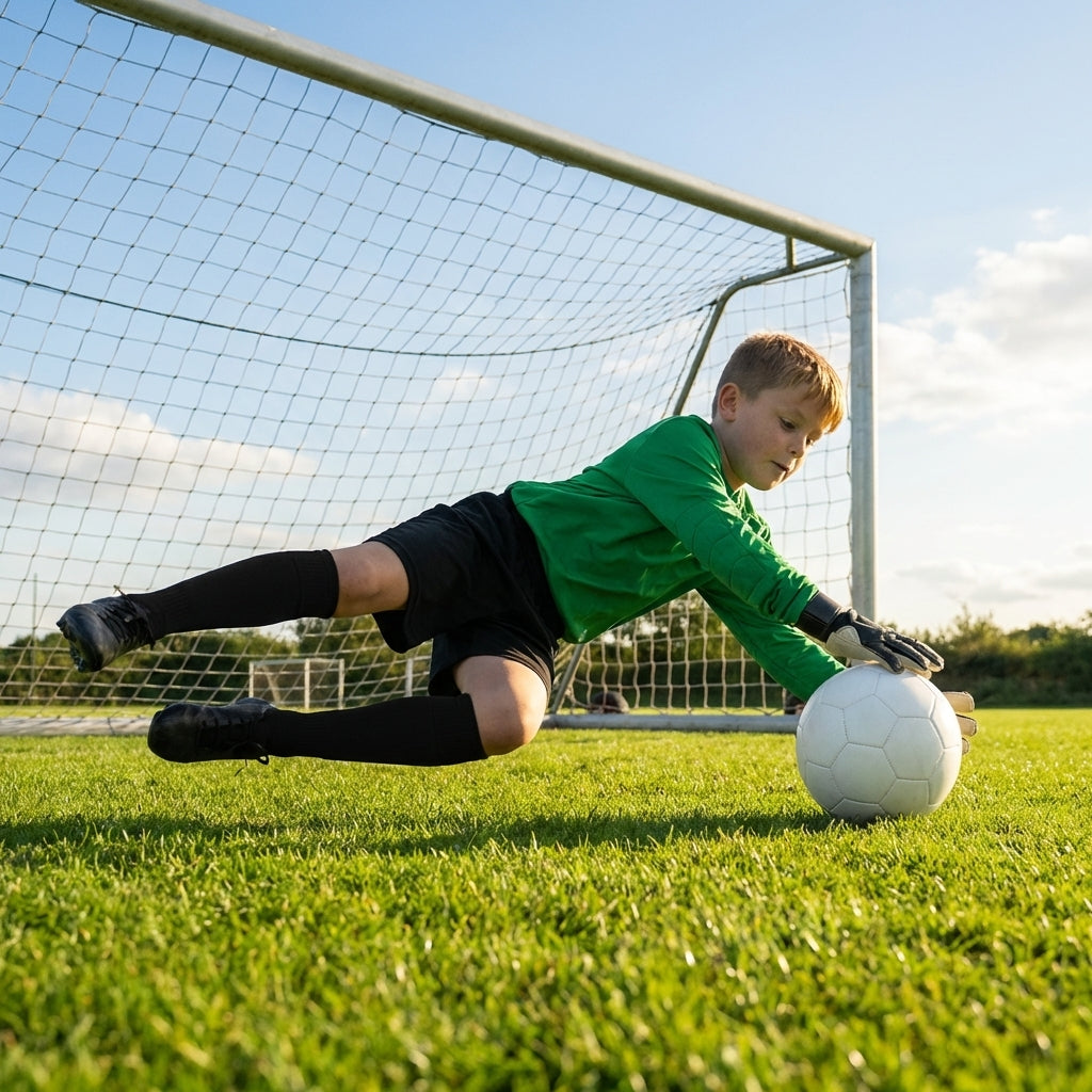 Knee-high football socks for goalkeepers