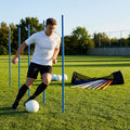 Slalom training poles in vibrant colours for agility training
