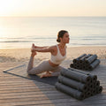 PVC Yoga Mat with textured foam for yoga and Pilates