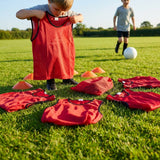 Football training bibs in quick-dry mesh