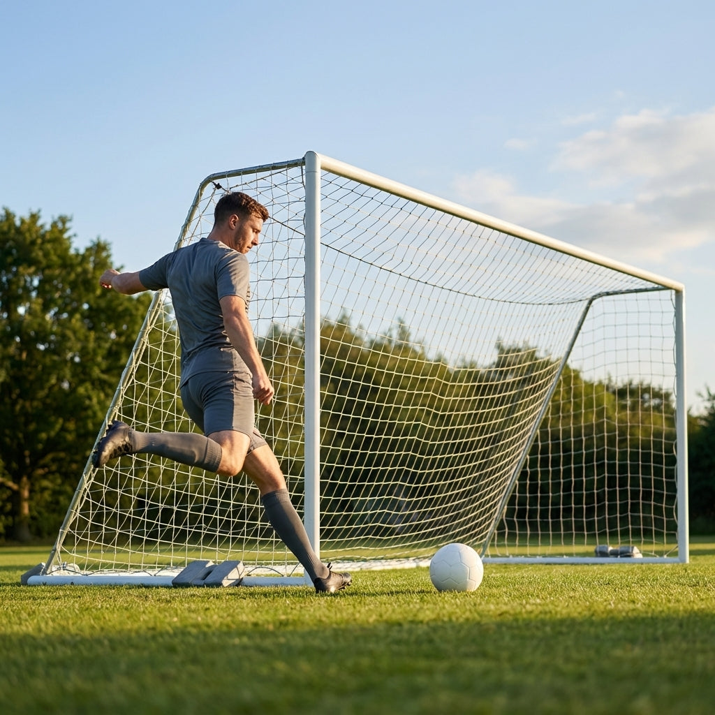 12ft x 4ft Aluminium Football Goal for 5-a-Side Matches