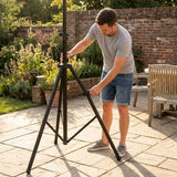 Portable Dartboard Stand with Adjustable Height for Indoor Use