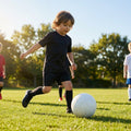 Kids' football kit in multicolour with shirt, shorts, and socks