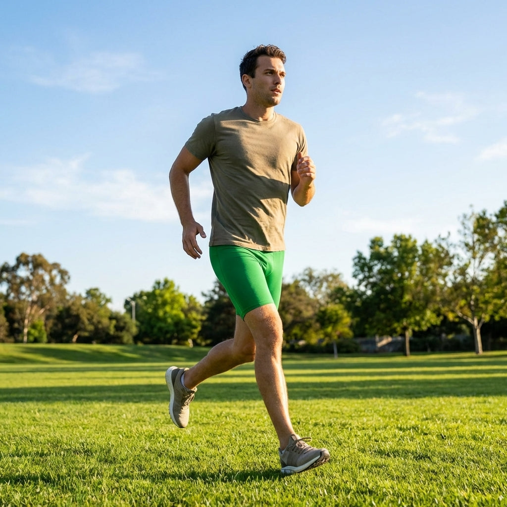 Men's base layer shorts in various colours, ideal for sportswear