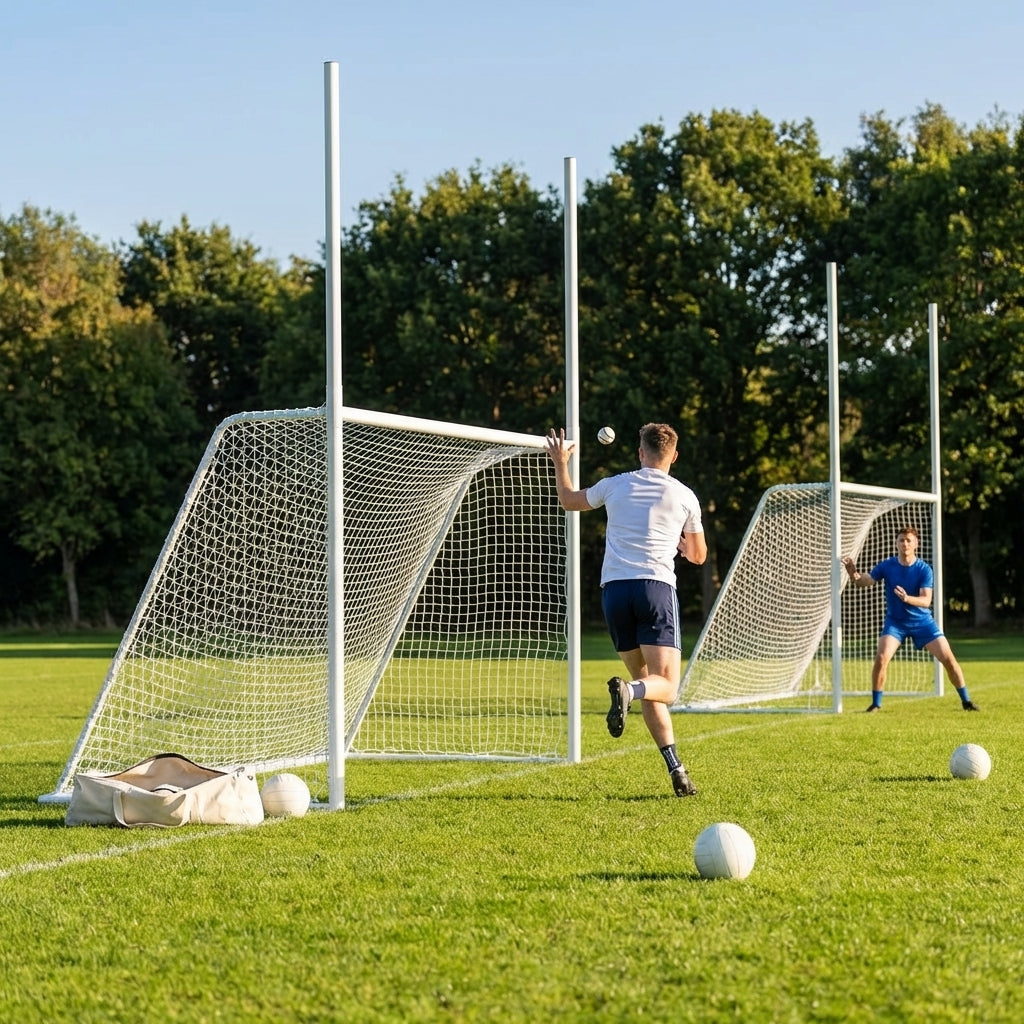 Freestanding Gaelic and Hurling Goal with Aluminium Frame