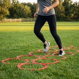 Agility Training Rings Pack of 6 with carry bag and clips