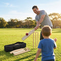 Wooden Cricket Set – Size 3, 4, 5 – Kashmir Willow – Garden & Beach Play