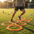 Agility Training Rings Pack of 6 with carry bag and clips