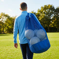 Football Tube Ball Bag in nylon and mesh for training and match use