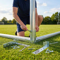 Football Goal Brackets – Aluminium – Durable Replacement – Sports Equipment