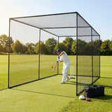 Cricket nets made from HDPE, available in various sizes for indoor and outdoor use