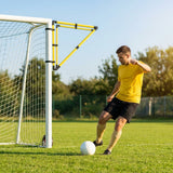 Football Goal Corner Target made of fluorescent yellow PVC