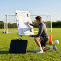 Double-sided coaching board with aluminium frame and accessories