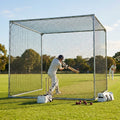 Cricket nets made from HDPE, available in various sizes for indoor and outdoor use