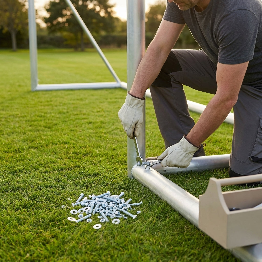 Nuts and Bolts Pack – Various Sizes – Steel – Football Goal Repair