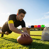 Rugby captains armband in various colours made from nylon elastic