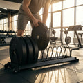 Weight Plate Storage Rack for Home and Gym Use