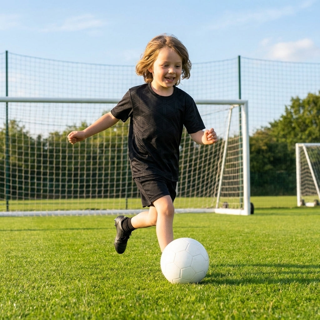 Kids' Football Shirts in vibrant colours for ages 5-14