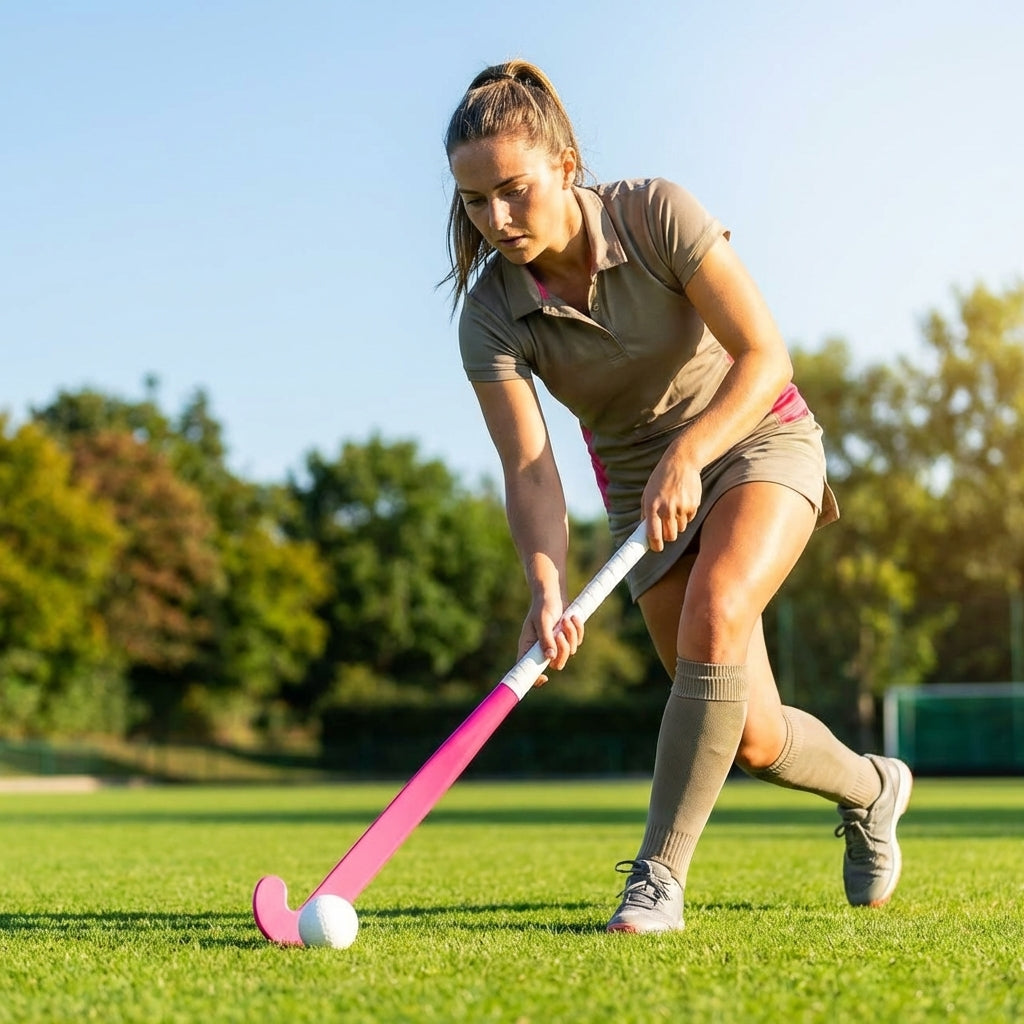 Carbon Fibre Hockey Stick, 95% Carbon, available in 2 sizes and colours