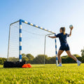 Professional handball goal with aluminium frame