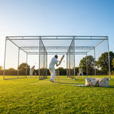 Steel Cricket Cage – Custom Sizes – Galvanised Steel – Club & School Use