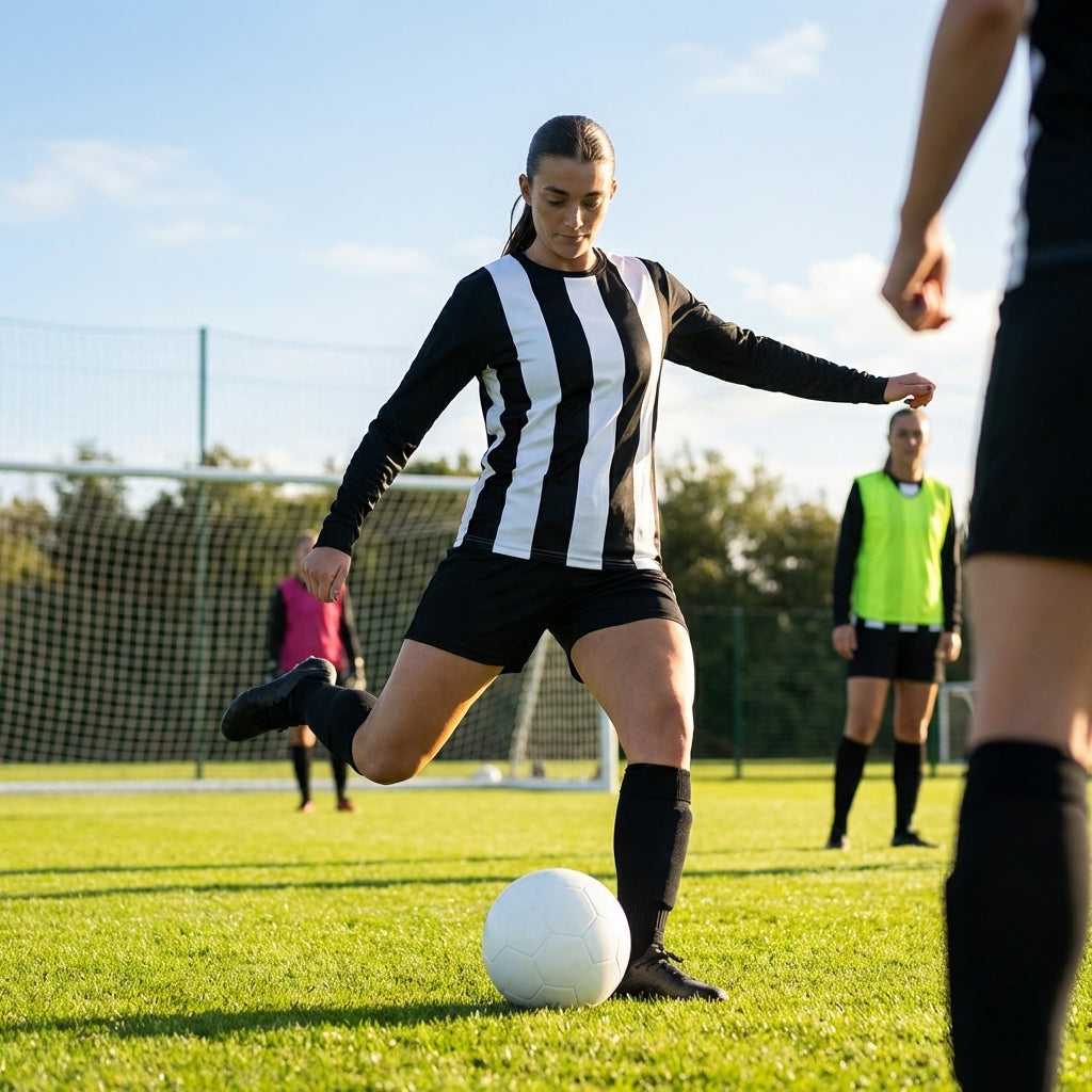 Women's Long Sleeve Football Shirt in various colours