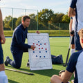 Double-sided coaching board with aluminium frame and accessories